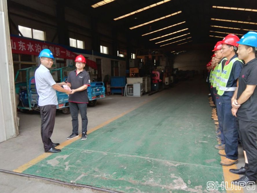 后服務部孫長磊，在ABB機器人培訓考試中榮獲第一名